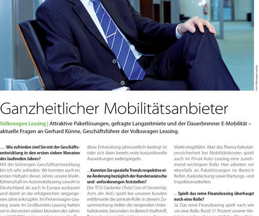 Ganzheitlicher Mobilitätsanbieter