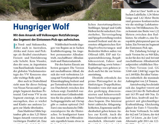 Hungriger Wolf