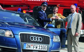 Audi: Berufsfeuerwehr Ingolstadt fährt Audi Audi Feuerwehr