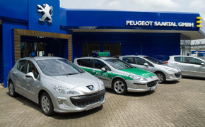 Übergabe: Saarländische Polizei fährt Peugeot Peugeot_Saarland