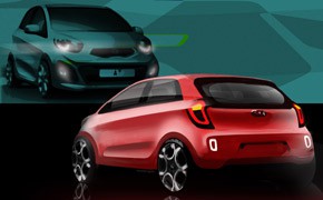 Kia: Erste Skizzen des neuen Picanto