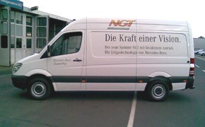 CharterWay: Transporter mit Erdgasantrieb Sprinter 316 NGT