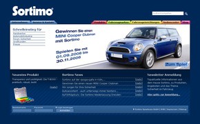 Sortimo: Neuer Look für Website Screenshot Sortimo.de