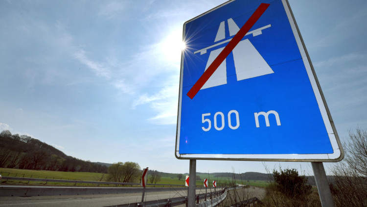 Ende der Autobahn: Kein automatisches Tempolimit