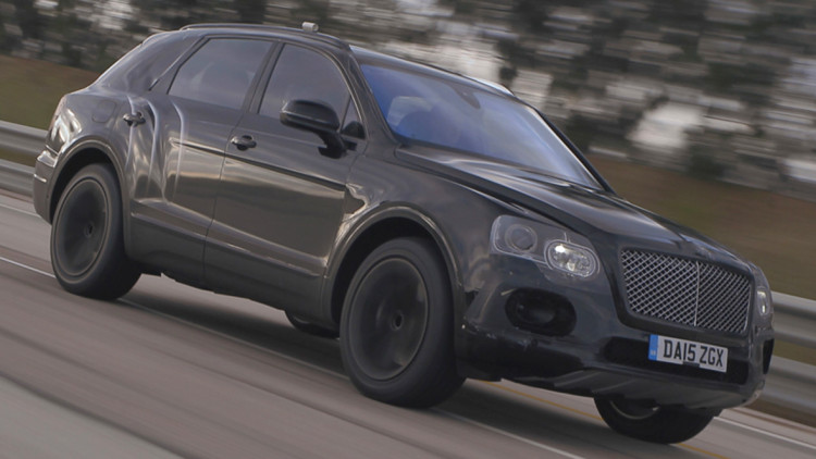 Bentley: Bentayga knackt 300-km/h-Marke