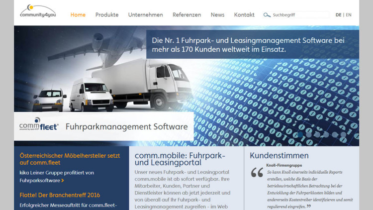 Fuhrparksoftware: Kika Leiner setzt auf Community4you