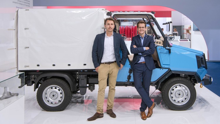 Gründungsduo Evum Motors; Sascha Koberstaedt und Martin Soltes