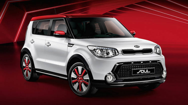 Kia Soul-Sondermodell: Weiße Karosserie, rotes Dach