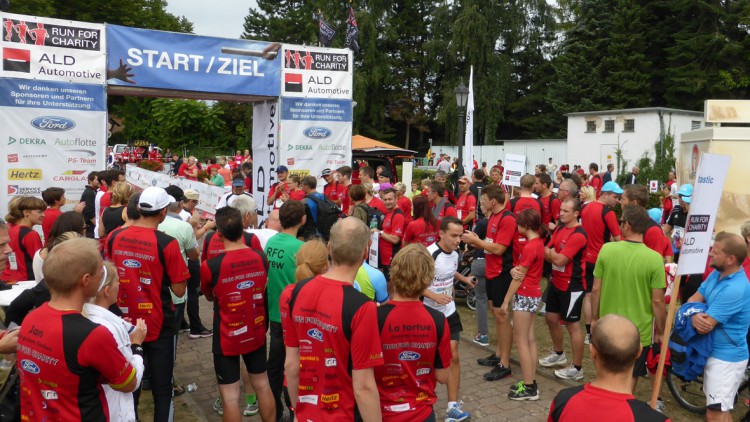 ALD Run for Charity: In der Aufwärmrunde