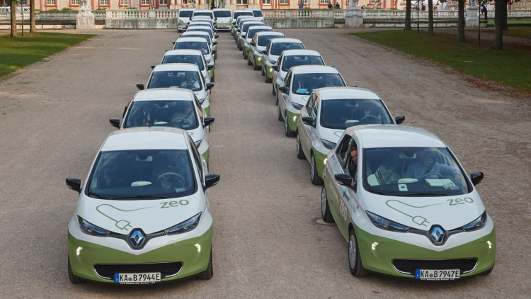 Carsharing-Projekt: 34 E-Autos für den Landkreis Karlsruhe