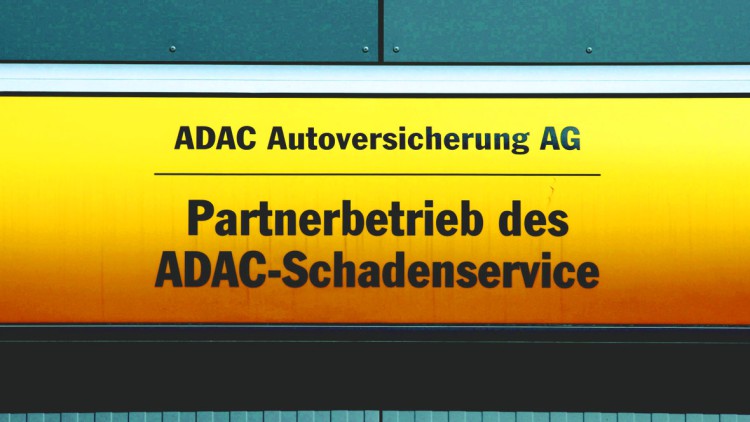 ADAC Schadensservice Schild Werkstatt