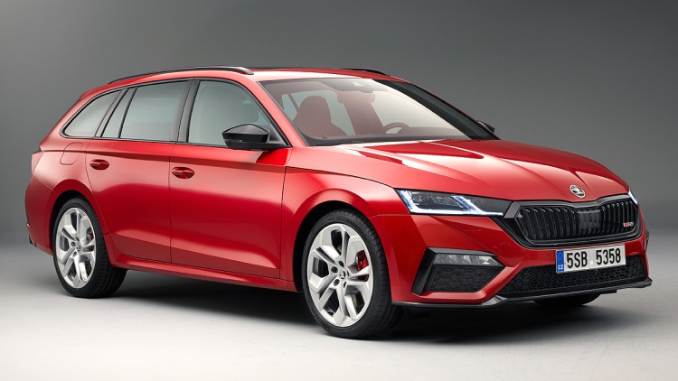 Skoda Octavia RS: Sportmodell mit Elektro-Support