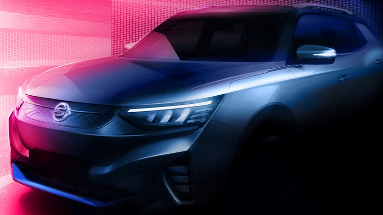 Ssangyong Project E100: Erste Skizze des neuen E-SUV