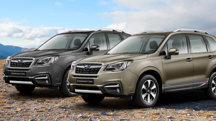 Subaru XV und Forester Limited Edition: Navigation und Metallic-Lack obendrauf