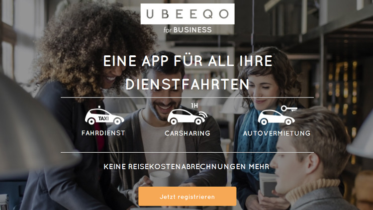 Mobilitätskonzept: Startschuss für "Ubeeqo for Business"