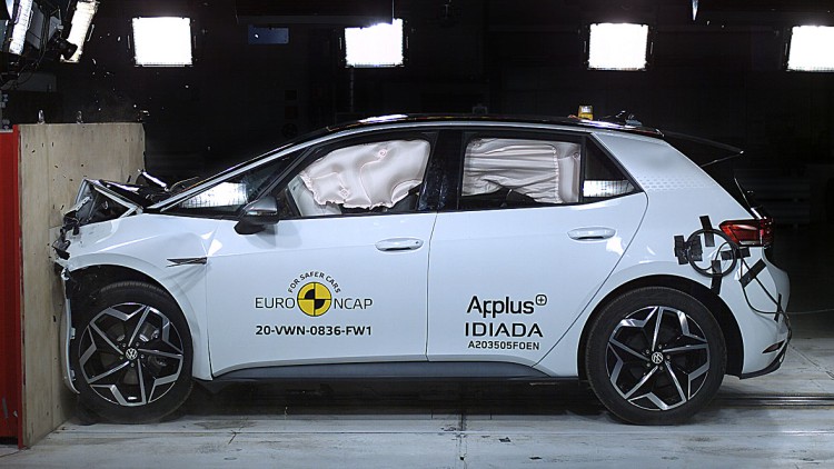 EuroNCAP: Bestnote für VW ID.3