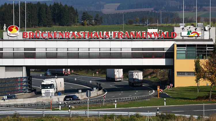 Auobahnbrückenraststätte Frankenwald