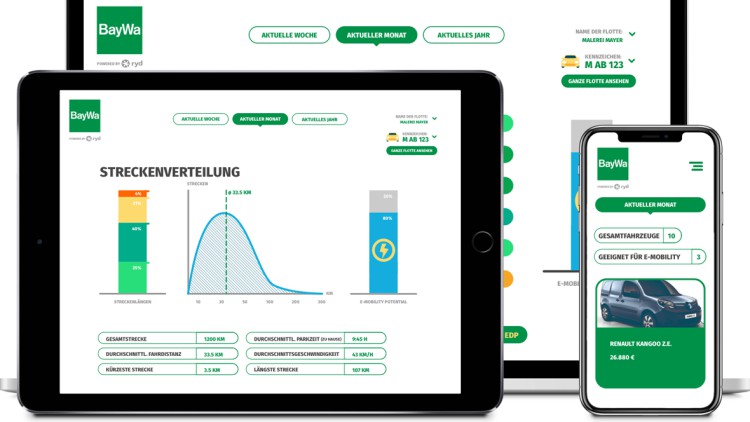 Elektromobilität: Baywa bietet Flottenanalyse an