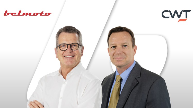Belmoto-Partner Stefan Vorndran und Mark Schneider, Head of Sales DACH, Benelux & Nordics bei CWT
