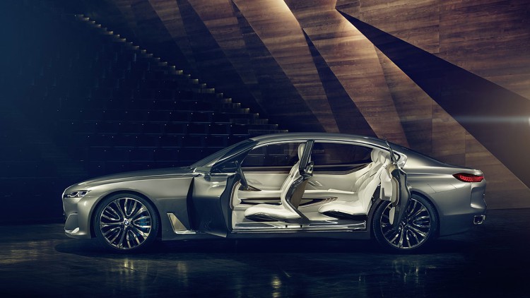 Luxusdefinition: BMW zeigt auf der Messe Auto China seinen Vision, wie eine Oberklasselimousine aussehen könnte.