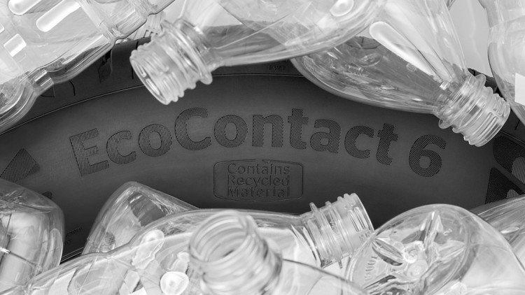 Kunststoff aus recycelten Plastikflaschen: Conti bringt erste Reifen auf den Markt