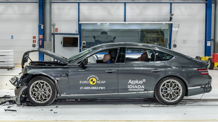 EuroNCAP-Crashtest: Bestnoten für Genesis