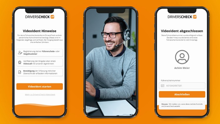 DriversCheck erweitert App: Führerscheinerfassung per Video-Ident