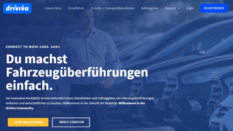 Fahrzeugüberführungen: "Driviva"-Plattform erfolgreich gestartet
