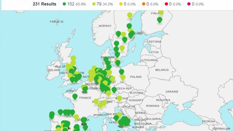 "Vision Zero Map" von Dekra: Mehr als 1.200 Städte ohne Verkehrstote in einem Jahr