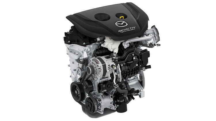 Entwicklungstrend? Mazda hat einen sparsamen und sauberen Diesel für Kleinwagen gebaut. Der neue 1,5-Liter große Vierzylinder soll 105 PS leisten.