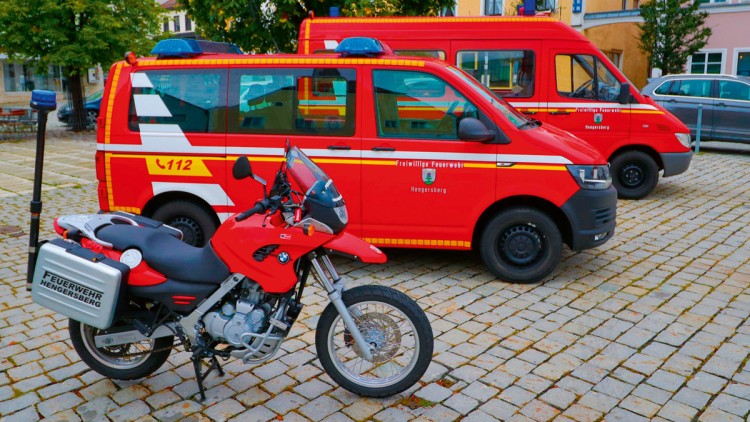 Motorrad Hengersberger Feuerwehr