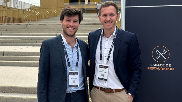 Onlogist, Pablo Kühnemann, Onlogist Director France mit Jan Bischoff, Onlogist CSO