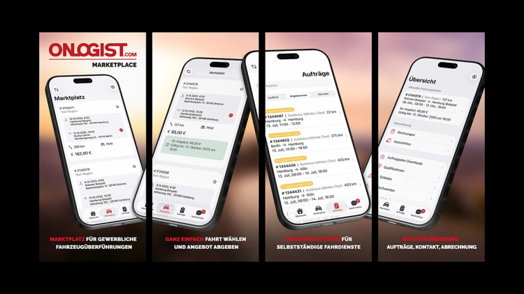 Mehr Kontrolle und Komfort: Onlogist hat seine App überarbeitet.