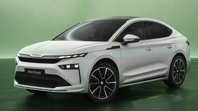 Skoda Enyaq Coupé (2025), Vorderansicht schräg