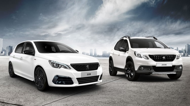 Peugeot 2008 und 308 "Black Edition": Schwarz statt Chromglanz