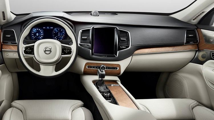 Aus dem Inneren der zweiten Generation: Volvo zeigt erste Bilder des Luxus-SUV XC90, der 2015 kommen soll.
