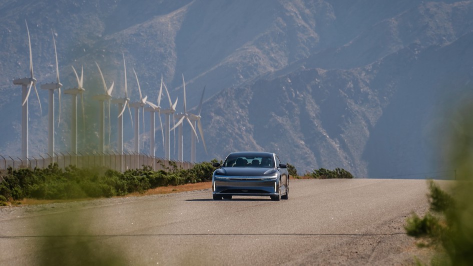 Lucid Air Touring im Wester der USA auf einem Roadtrip von Autoflotte-Autor Dani Heyne