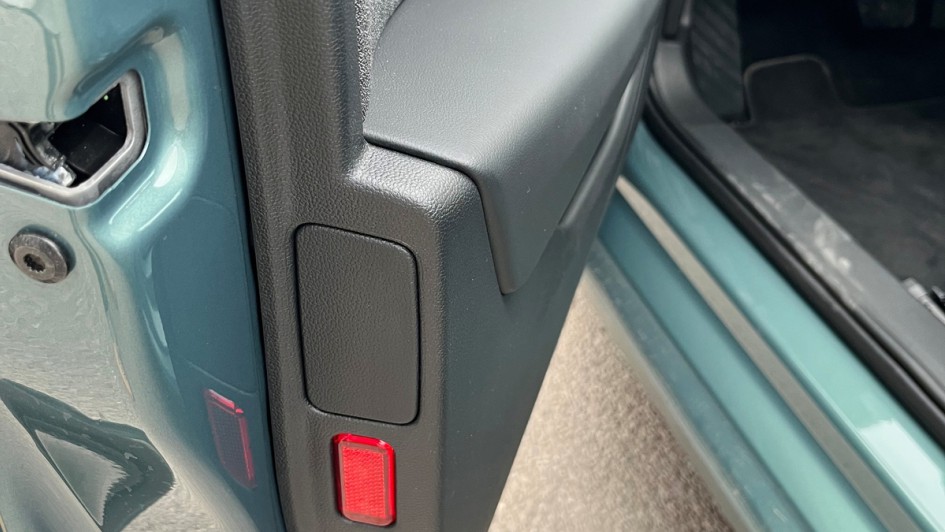 Blende auf dem Schirmfach in der Türverkleidung des VW Passat
