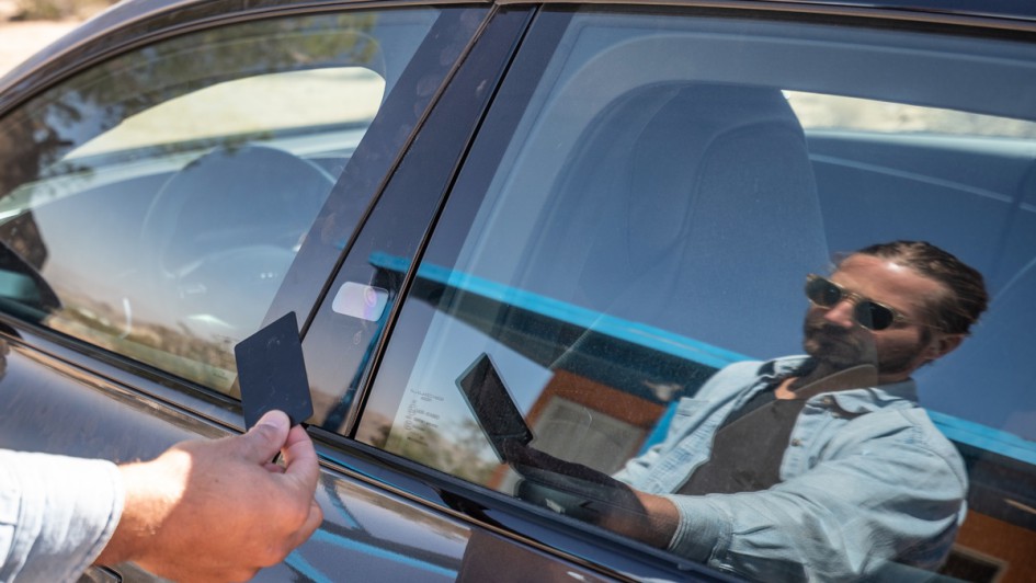 Lucid Air Touring  NFC-Karte zum Entriegeln der Tür