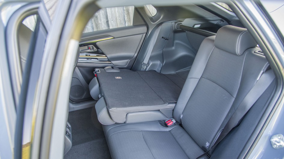 Rücksitzbank im Subaru Solterra