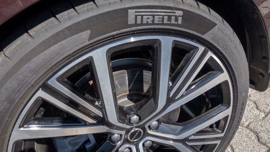 Rost an der Bremsscheibe des Volvo ES90