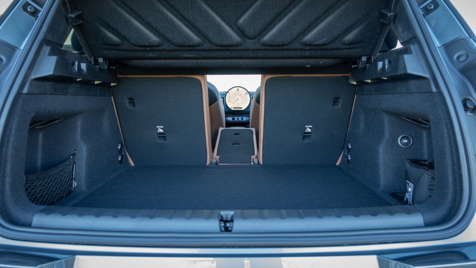 Kofferraum des Mini Countryman D (U25) teilbar 40 zu 20 zu 40