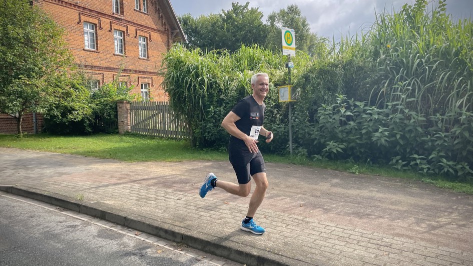 Martin Endlein bei seinem 10,2-Kilometer-Abschnitt