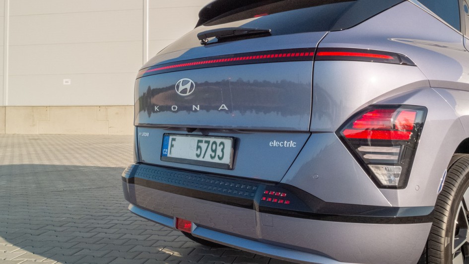 Kona-e Detailansicht des Rücklichts