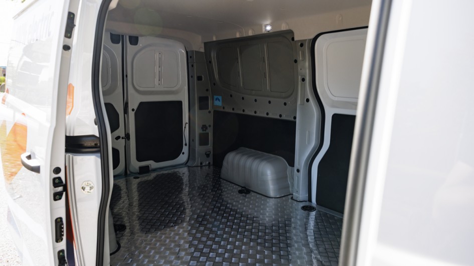 Ladeabteil des Farizon V7E Elektrotransporters