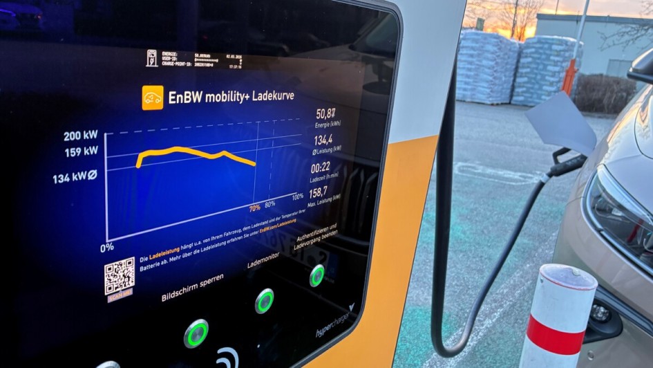 Ladekurve des Togg T10X