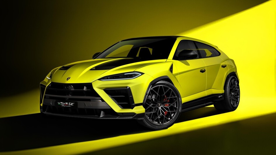 Wie es sich für einen Lamborghini gehört, ist auch der SE Performante in knalligen Farben erhältlich