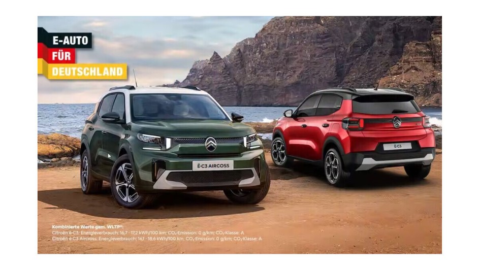 Discount-Käufer im Visier – Heute sollen günstige eingepreiste Kleinwagen wie e-C3 und e-C3 Aircross Citroen groß machen
