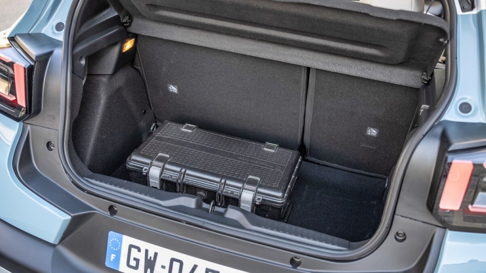 Citroën C3 Foto vom Kofferraum mit Peli-Case innenliegend