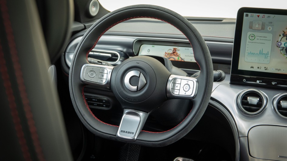 Smart #3 Brabus Lenkradfoto im Detail